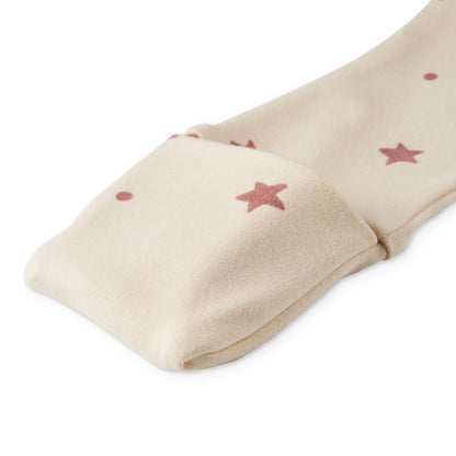 Sleepers With Mitten Cuffs Star Print